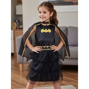BATGIRL BATMAN TUTU DRESS SUPERHERO Halloween 2 pc girl's COSTUME  LARGE